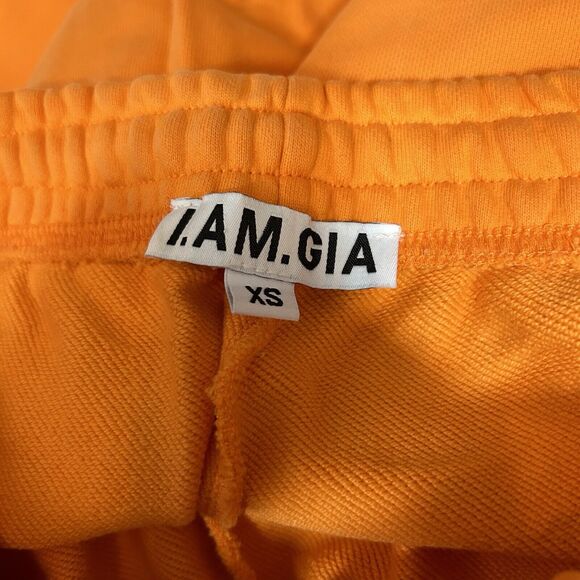 I.AM.GIA Women’s Kasen Pant High Waisted Jogger Sweatpants Orange Womens Size XS - Picture 4 of 8
